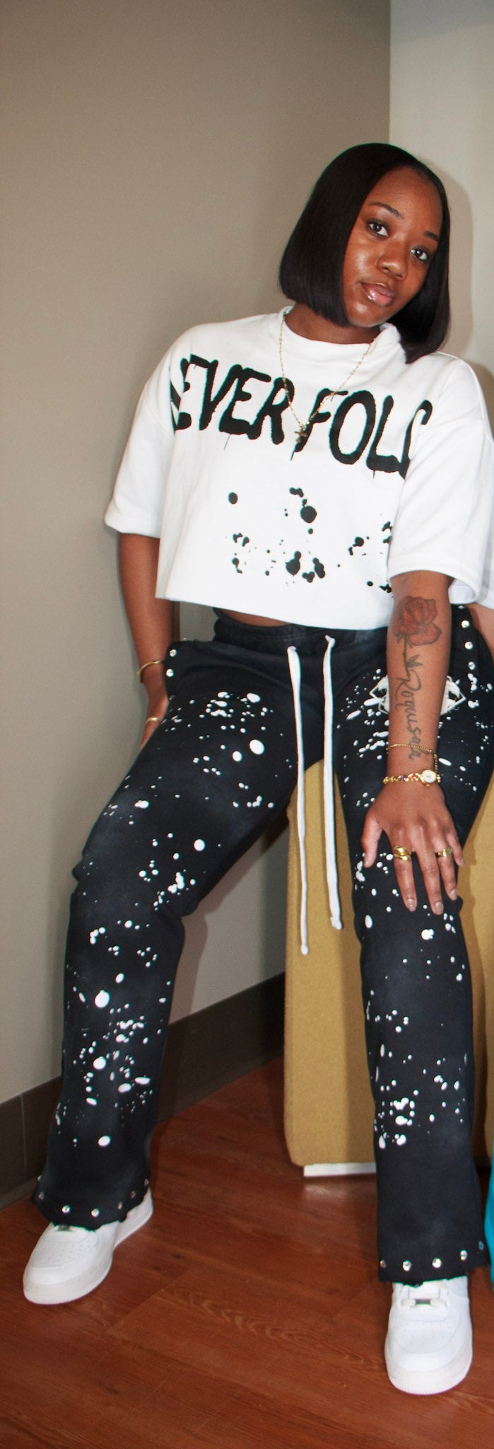 Women Never Fold Set "White/Black"