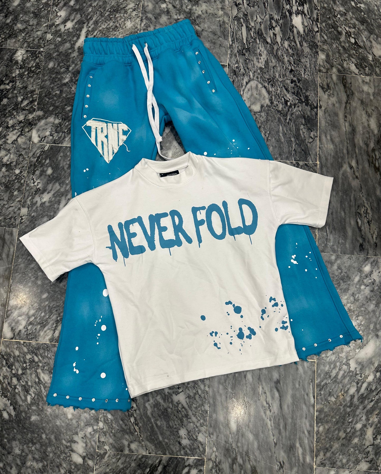 Never Fold  & TRNF Set "Deep Sky Blue"