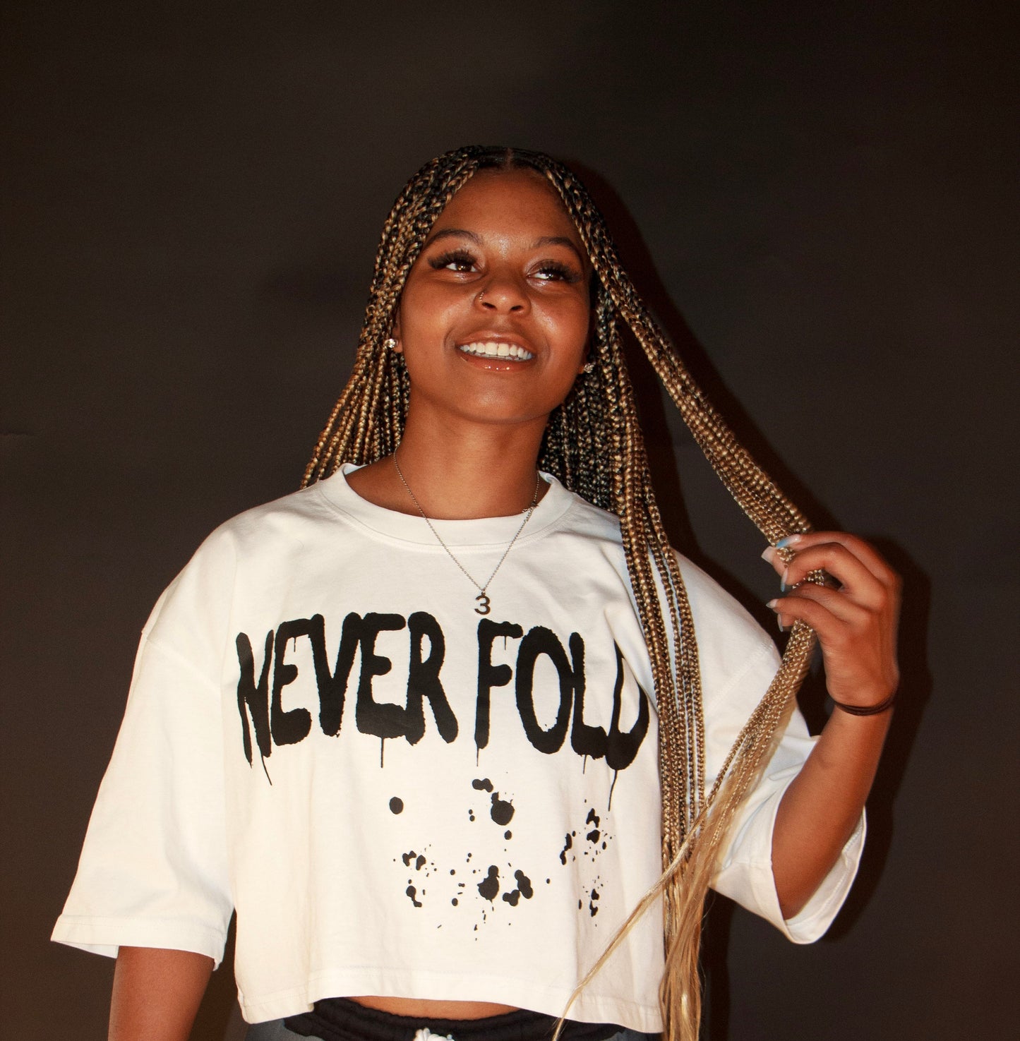 Never Fold Women Shirts "White/Black"