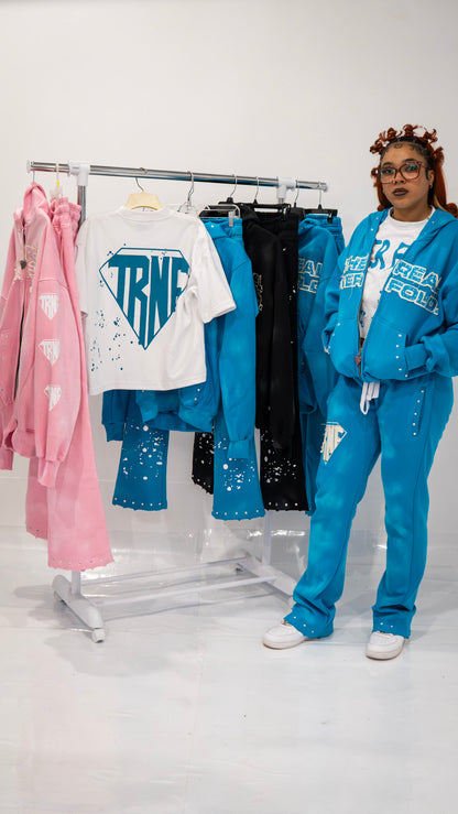 TRNF VOL.2 Rhinestone Flared Sweatpants