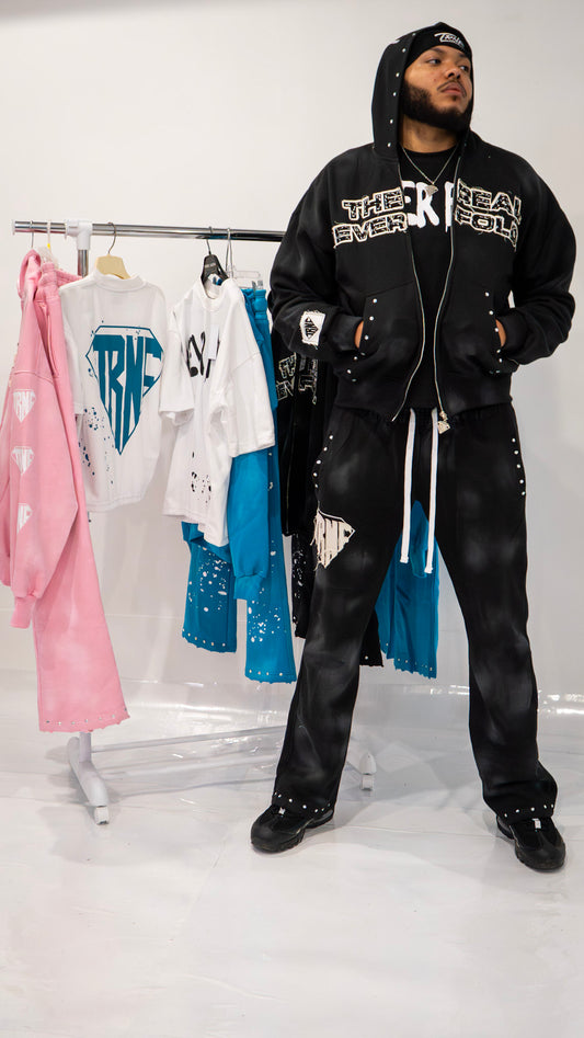 TRNF VOL.2 Rhinestone Flared Sweatpants